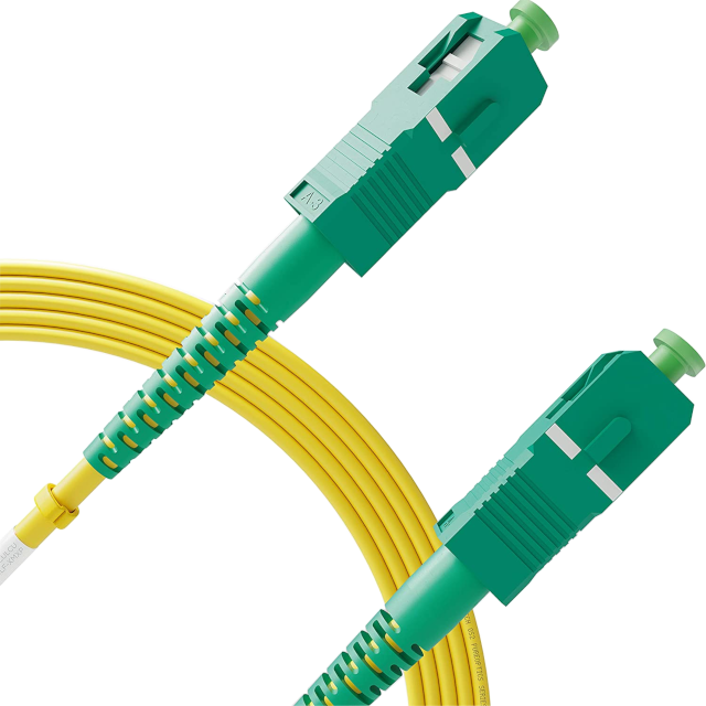 La fibra ottica viene usata per i dati e anche per i segnali TV.